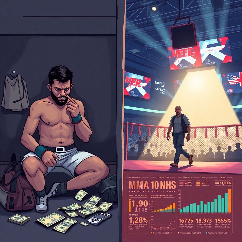 Финансы в ММА: сколько зарабатывают бойцы разных уровней
